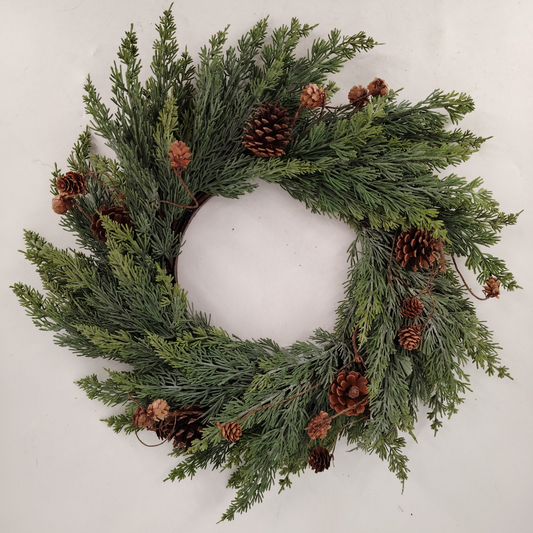 Cypress Pinecone Wreath - Large (61 cm)