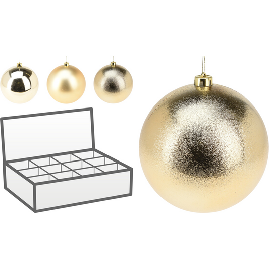 Champagne Gold X Mas Bauble (M)