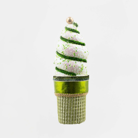 Green Hanging Cone Ice Cream