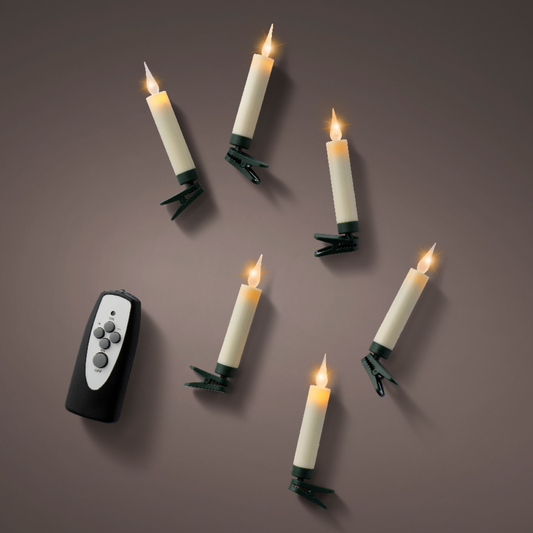 LED Twinkle Candle Lights With Remote