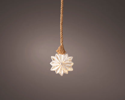 LED Snowflake Light with Rope