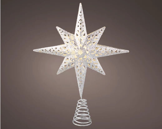 Silver Polestar Tree Topper