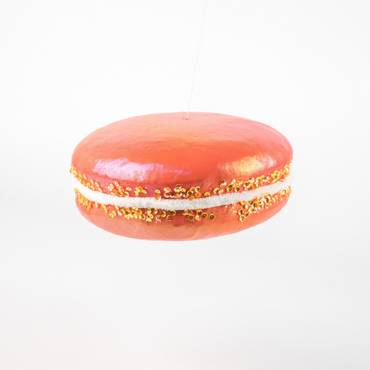 Orange Hanging Macaron Ornament