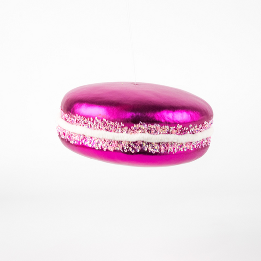 Purple Hanging Macaron Ornament