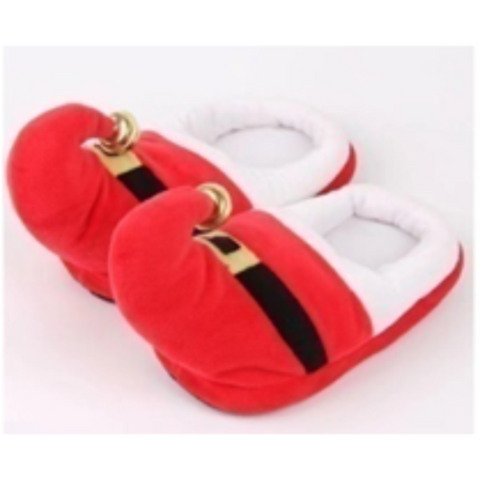 Red Santa Booties (Kids + Adults)