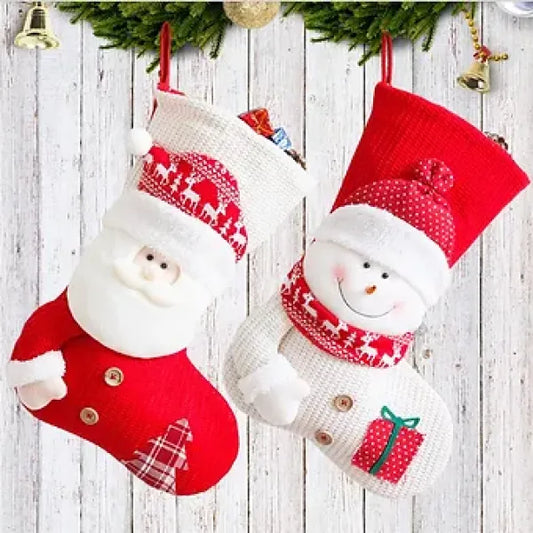 Santa and Snowman Stockings