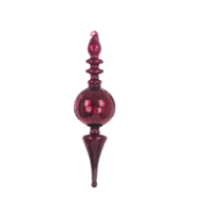 GLASS Fancy Finial 24Cm Party Perfetto