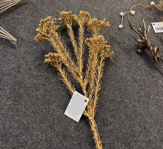 Sparkle Rice Flower Spray 74cm Party Perfetto