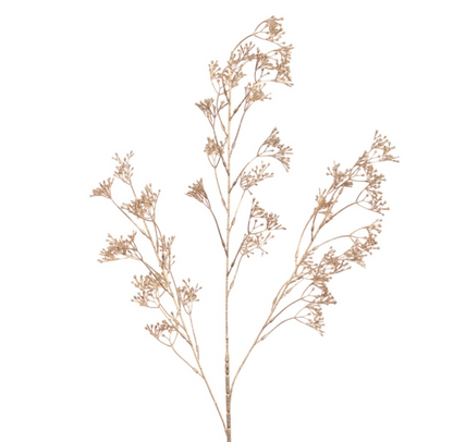 Metallic Skimmia Berry Spray 99Cm Party Perfetto