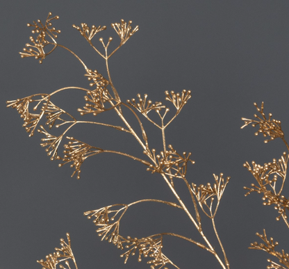 Metallic Skimmia Berry Spray 99Cm Party Perfetto