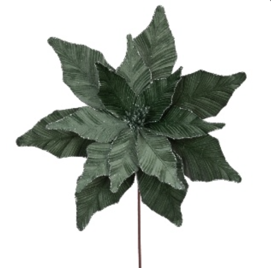 Giant Poinsettia Stem 50Cm 2 Color Opt. Party Perfetto