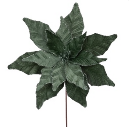 Giant Poinsettia Stem 50Cm 2 Color Opt. Party Perfetto