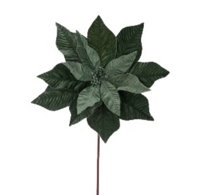 Giant Poinsettia Stem 50Cm 2 Color Opt. Party Perfetto
