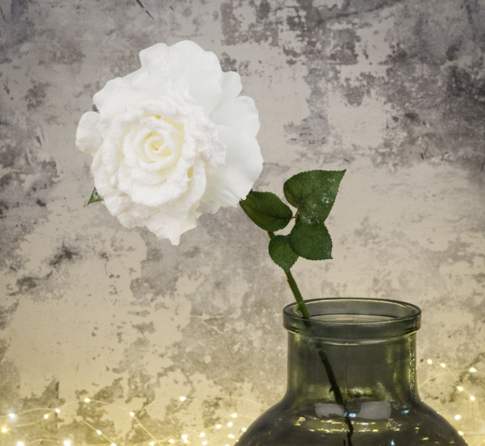 White Snowstorm Flowers 3 Design & Size Opt. Party Perfetto