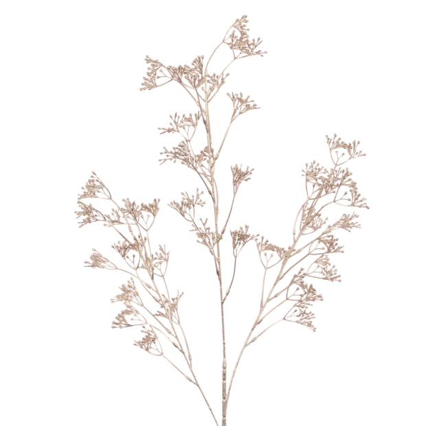 Metallic Skimmia Berry Spray 2 Color Opt. Party Perfetto