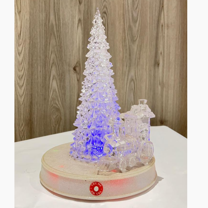 Magical Crystal Christmas Tree Light Globe With Music Only 1 Available Party Perfetto