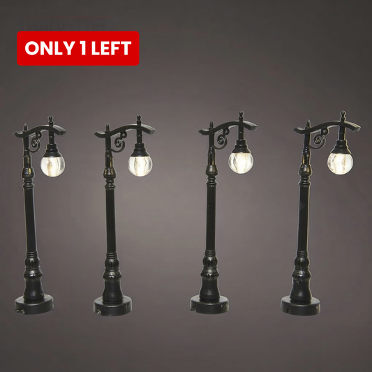 LED Lantern Street Light SET OF 4 Party Perfetto