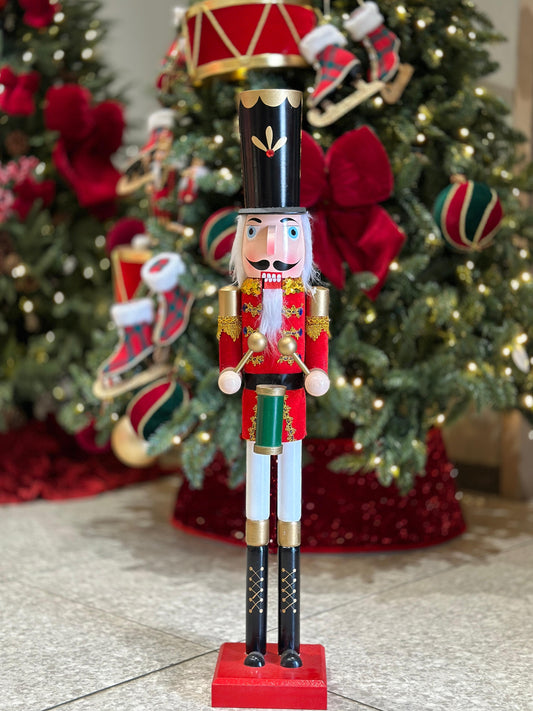 Red & White Nutcracker