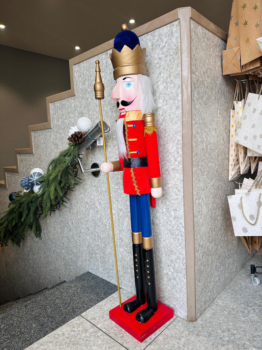 Red & Blue Giant Nutcracker