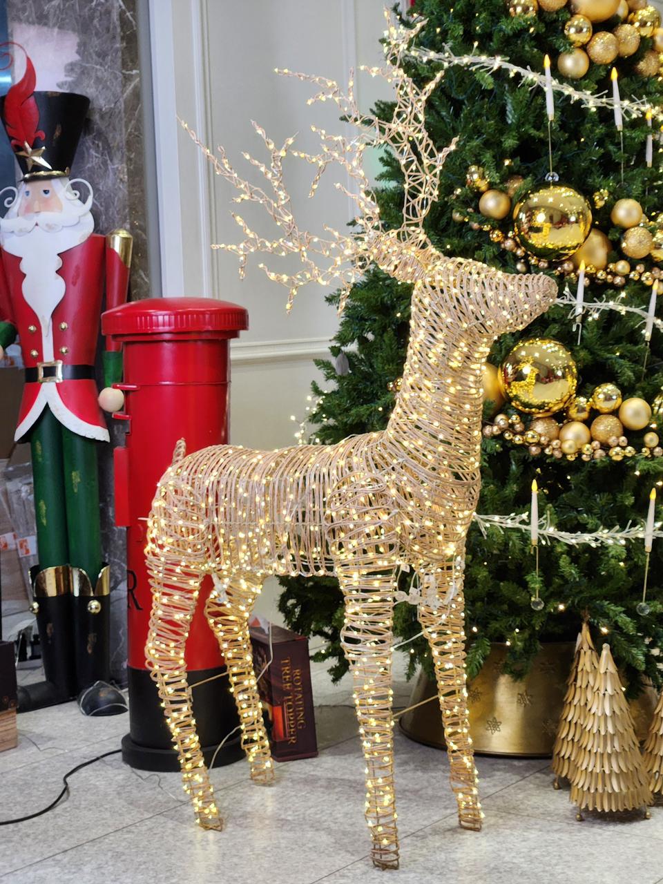 LED Reindeer Stag H .180cm Party Perfetto