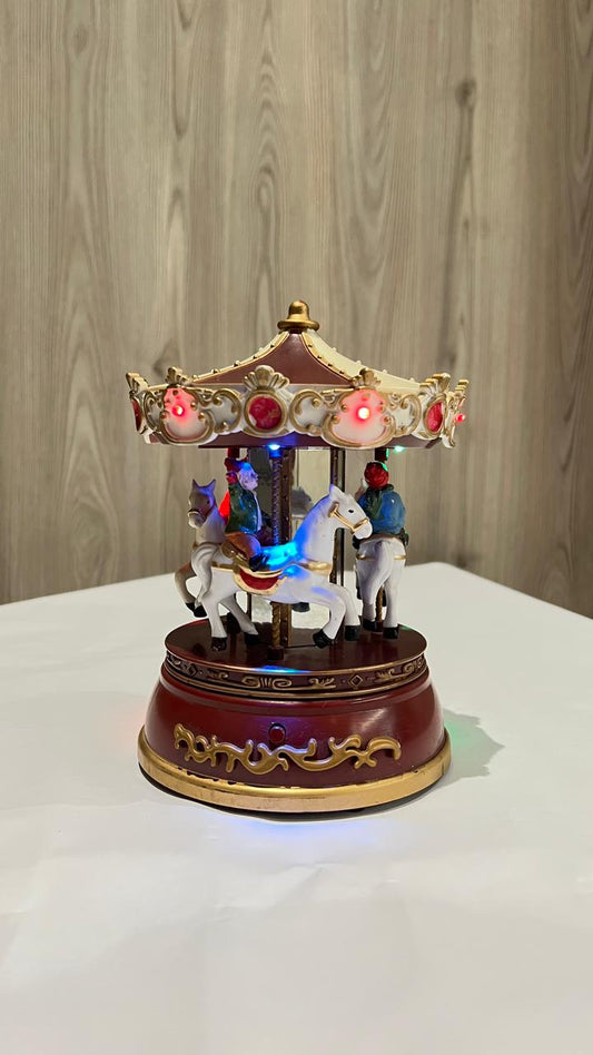 Vintage Light-Up Musical Carousel Only 1 Available Party Perfetto
