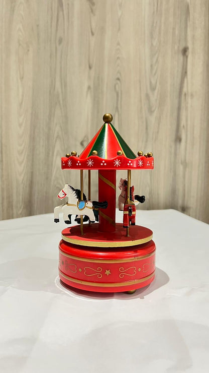 Red Classic Musical Carousel Only 1 Available Party Perfetto