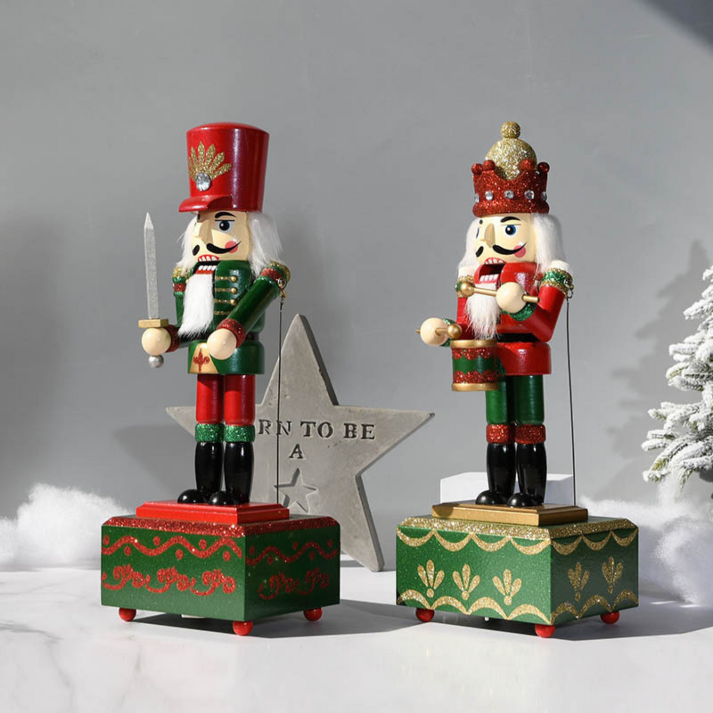 Wind Up Standing Nutcracker