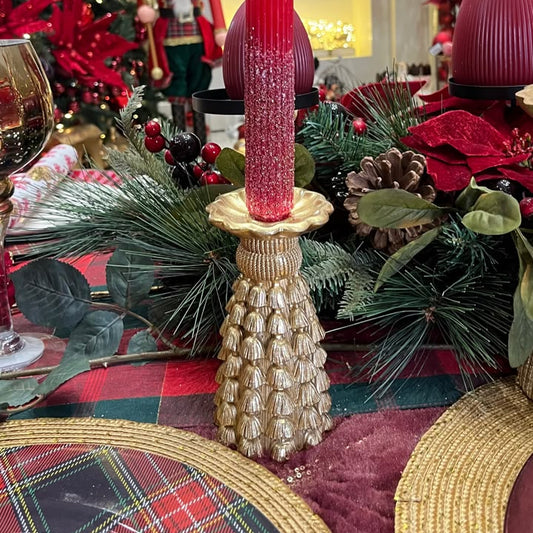 Golden Candle Holder Party Perfetto