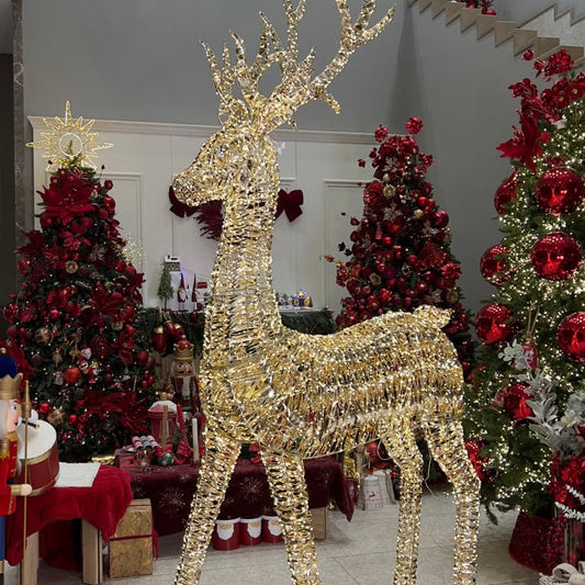 LED Reindeer Stag  H.270cm Party Perfetto