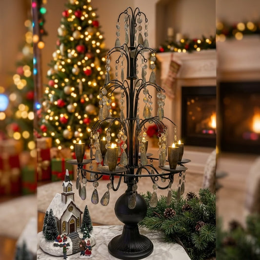 BLACK STANDING CHANDELIER Party Perfetto