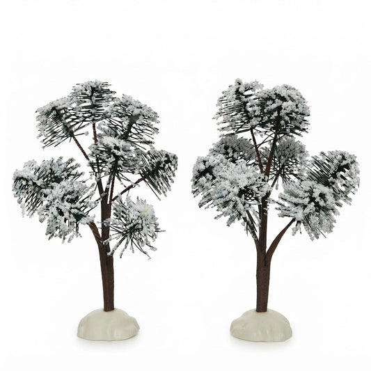 Tree With Snow 2 Design Opt. Pack of 2 PartyPerfetto
