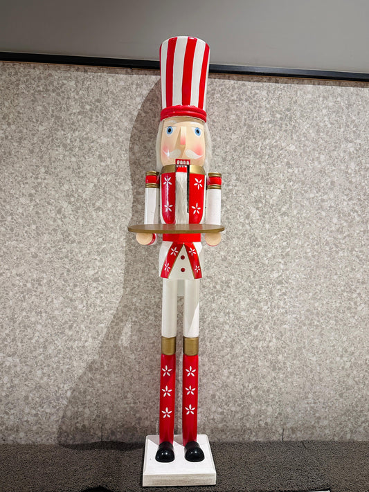 Red & White Giant Nutcracker