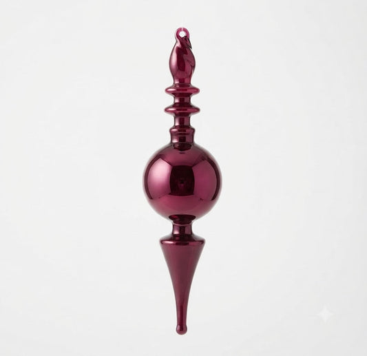 GLASS Fancy Finial 24Cm Party Perfetto