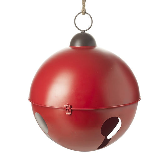 LARGE RED METAL BALL