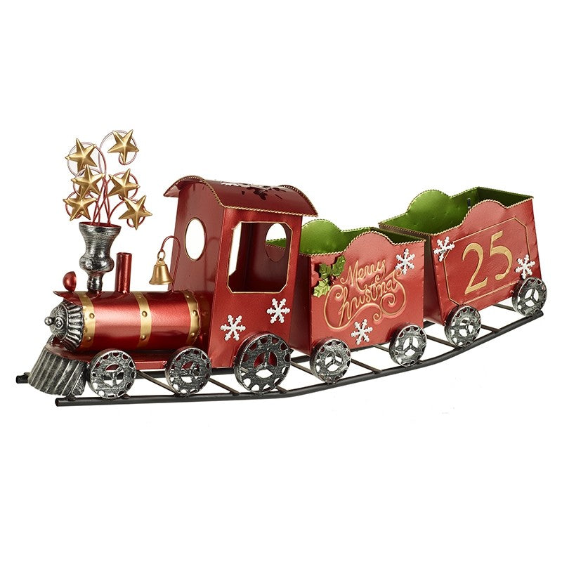 RED MERRY CHRISTMAS 25 TRAIN