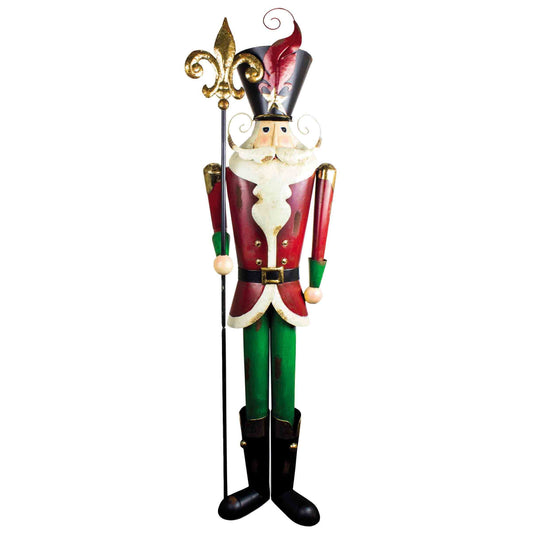 TALL METAL SANTA