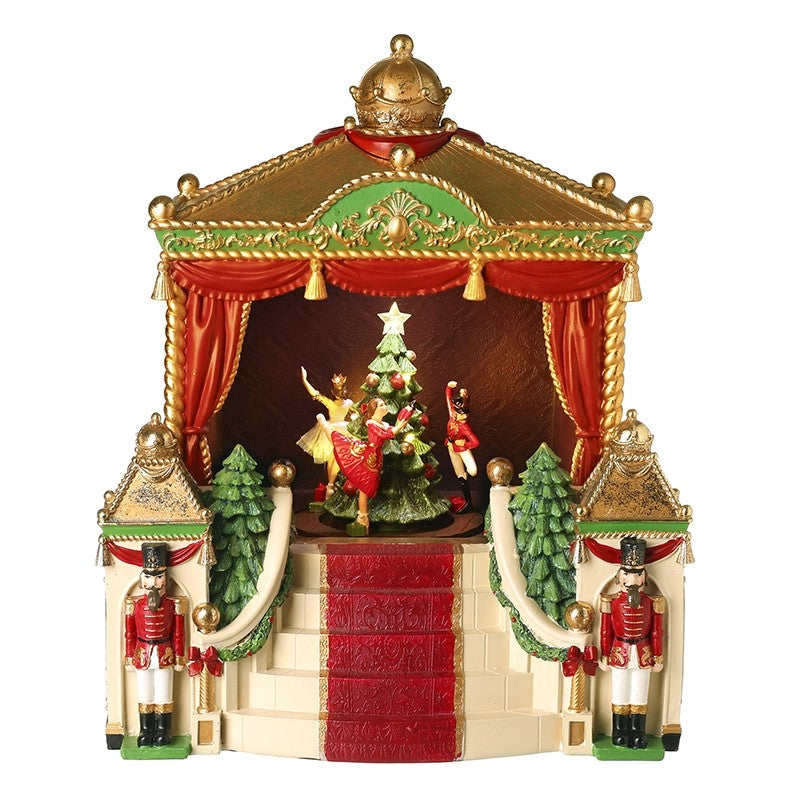 NUTCRACKER THEATRE WITH BALLERINA & TREE