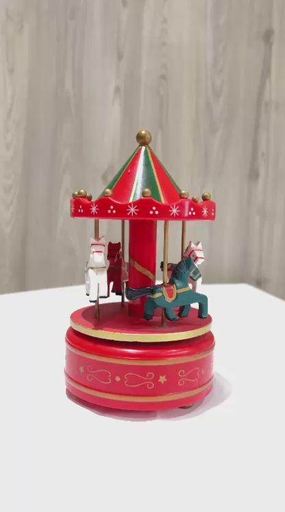 Red Classic Musical Carousel Only 1 Available