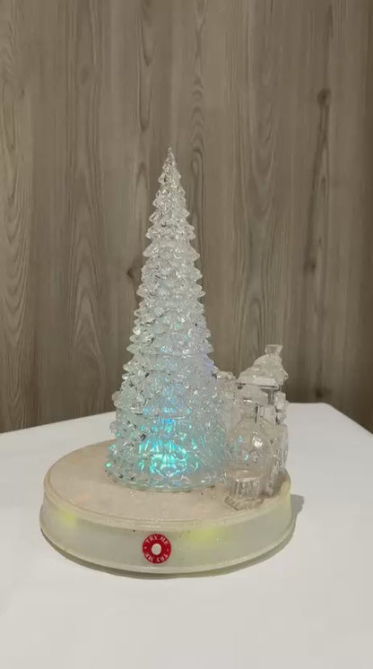 Magical Crystal Christmas Tree Light Globe With Music Only 1 Available