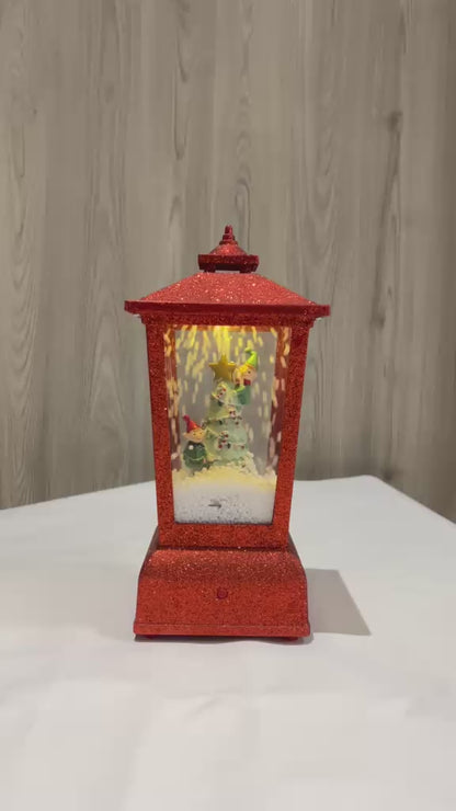 Christmas Glitter Lantern With Music Only 1 Available
