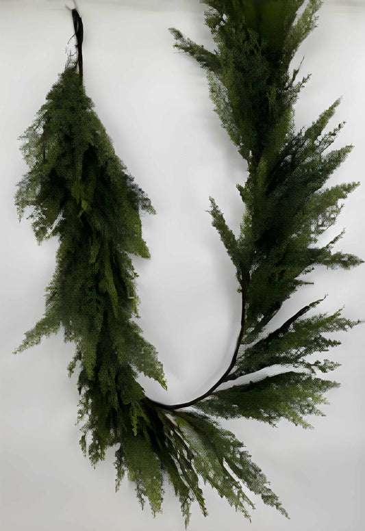 Cypress Leaf Garland 6ft PartyPerfetto